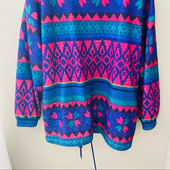 Victoria Sport Vintage 90's Fleece Sweater Sz Large - Picture 9 of 9